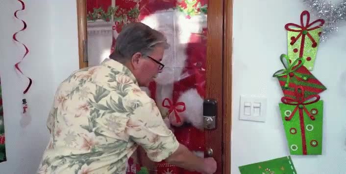 Even santa gets presents from time to time.