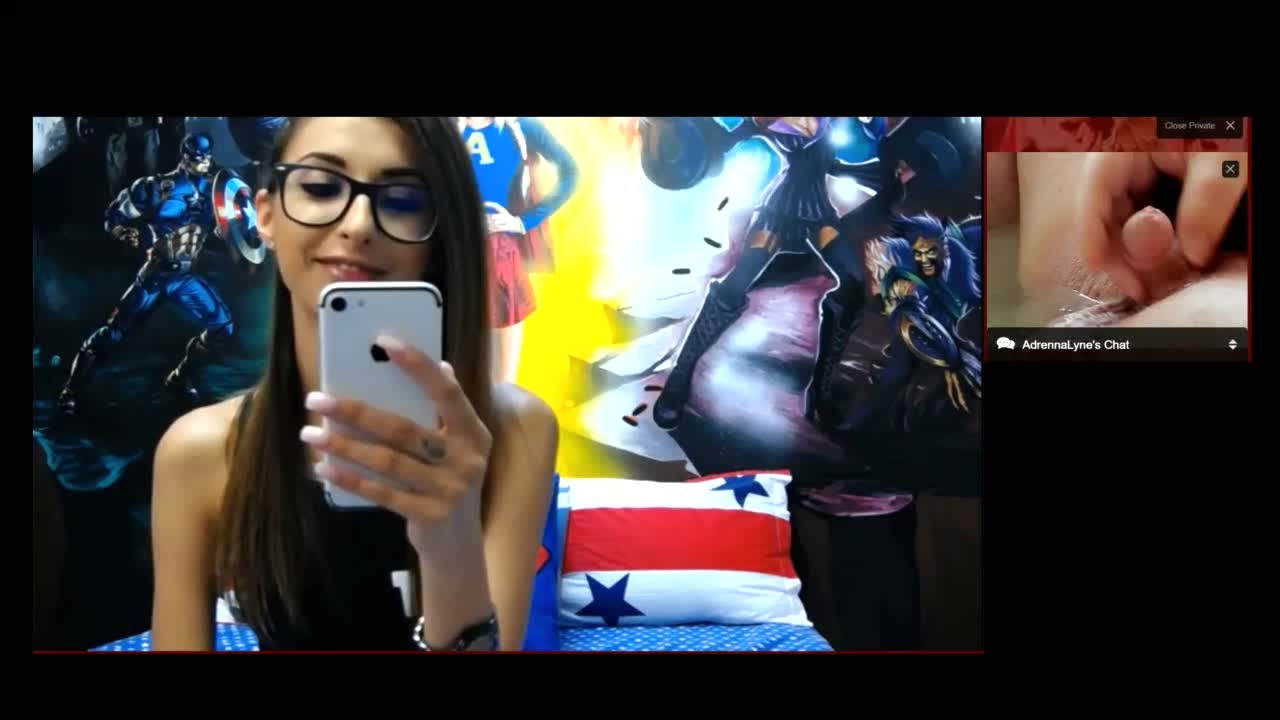 Cam Girl Shows All Of Her Girlfriends Your Tiny Dick
