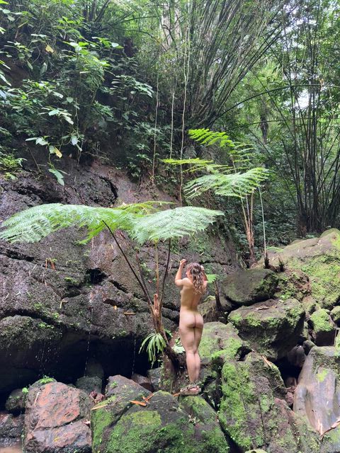Baring my wild side in the jungle depths