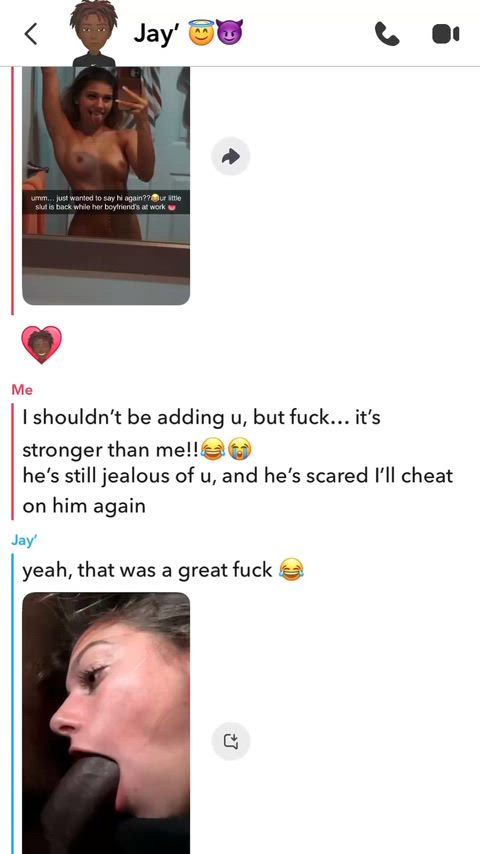 It didn’t take her long to cuck him with her BBC ex again… once she goes black, she always goes back. PART 1.