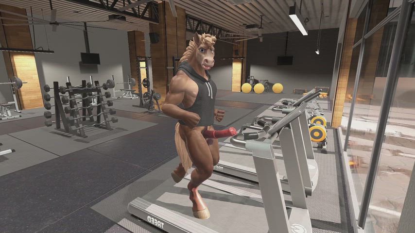 Wanna spot me? You get a front row view. 😉 (Anthro Heat) [M]