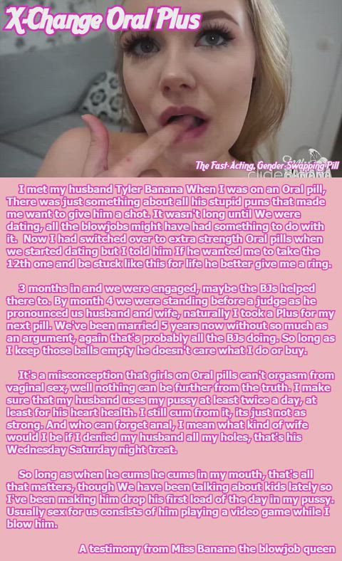 A testimony from Miss Banana, the blowjob queen