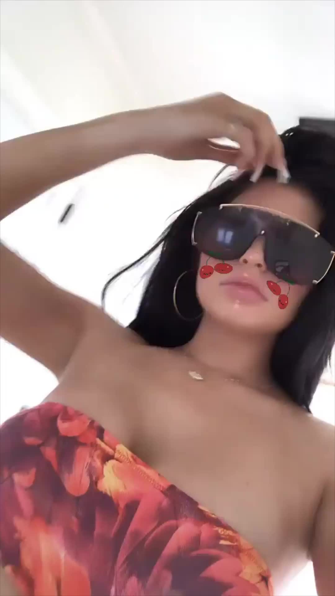 Kylie Jenner showing off