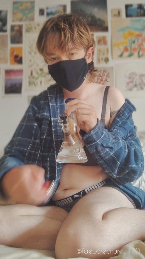 cum smoke n strip with me 🍃😘 thumbnail