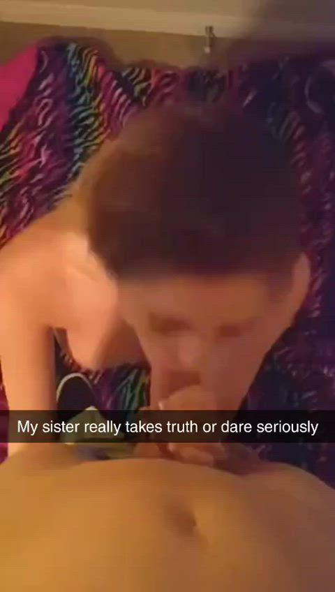 Blowjob Caption POV Sister Titty Fuck Porn GIF by ultrachewer