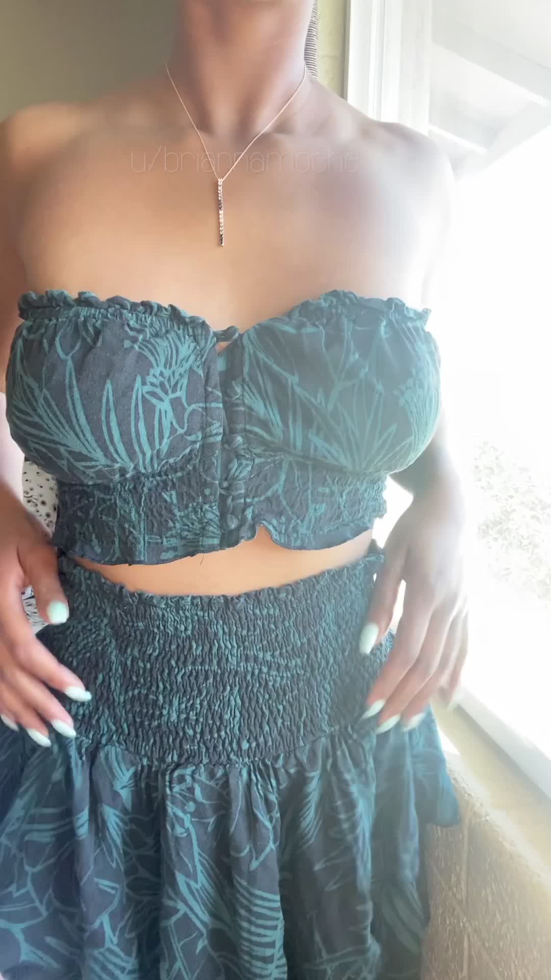 Having my boobs out is fun