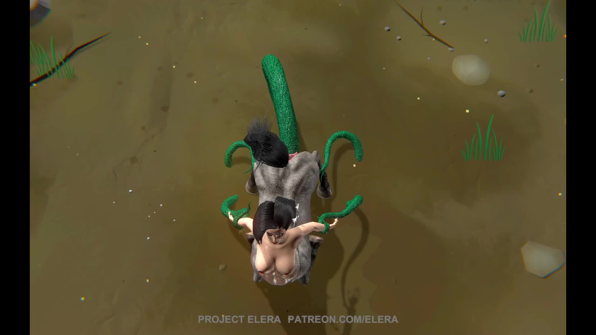 Centaur And Tentacles