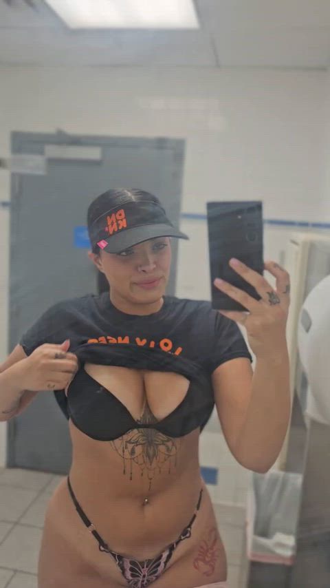 If only I could take your coffee order dressed like this