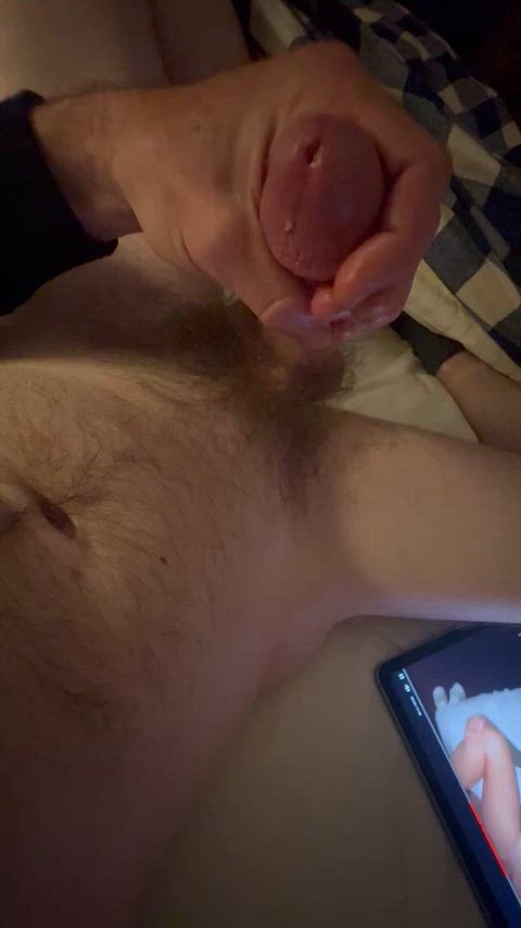 Use my precum as lube for your holes, or suck it till it’s cum?