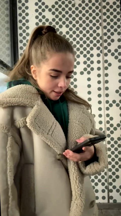 I hope the people at the bus stop didn't see what I showed you