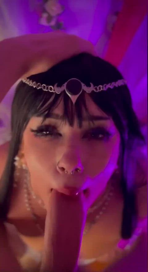 Amateur Big Dick Blowjob Cosplay Cum Cumshot Cute Face Fuck Homemade Tits Porn GIF by acela