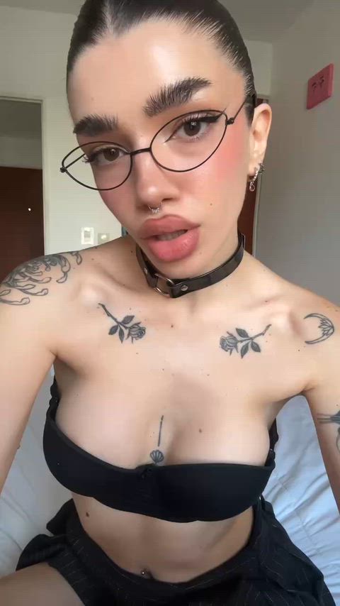 Daddy, do you like it when your little slut drips for your cum?