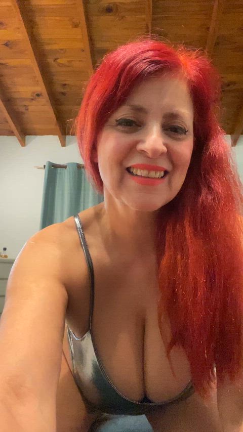 I'm 54 F. Would you suck on these tits?