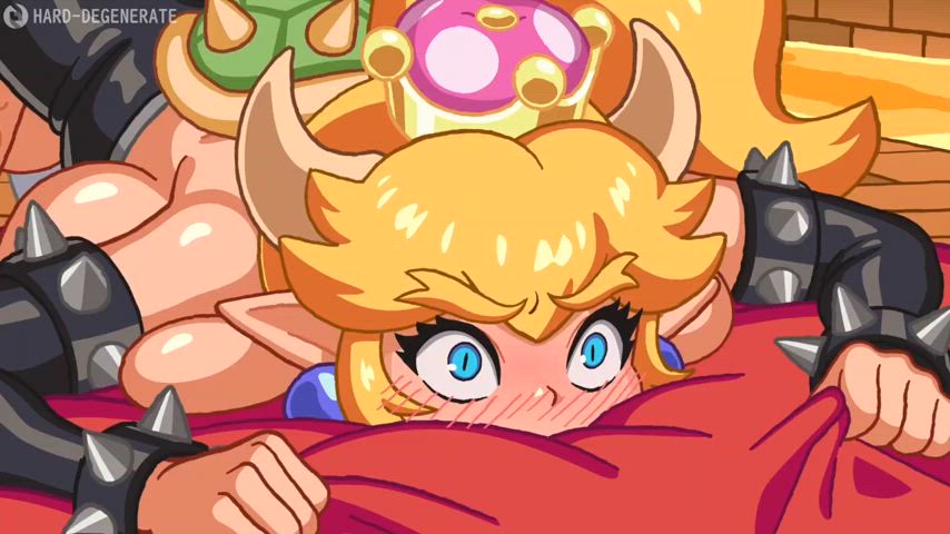 princess peach in hard mode (artist:hard degenerate)