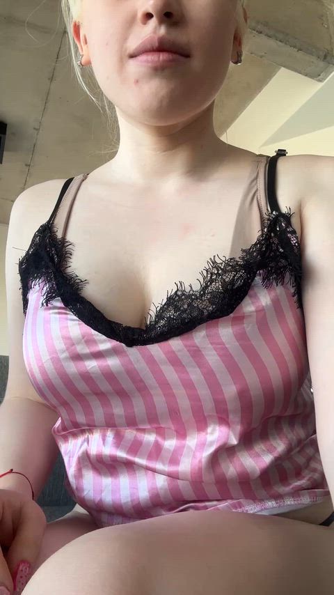 Will you suck on these albino nipples while I bounce them for you?