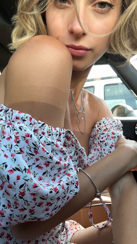 Leaning over the seat