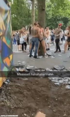 Amateur Couch Sex Festival Groping Masturbating Party Public r/CaughtPublic Porn GIF by duromami