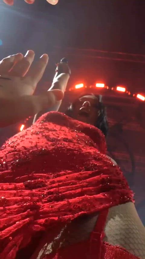 Performing close to the fans at Radical Optimism Tour Melbourne  via dlipanews  IG  March 2025