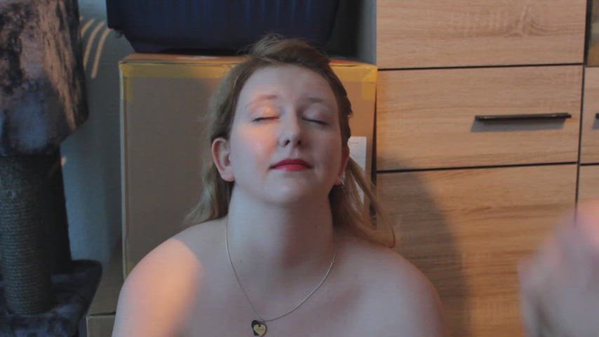 Giving that cumdump what she deserves. a fat load of sperm all over her face