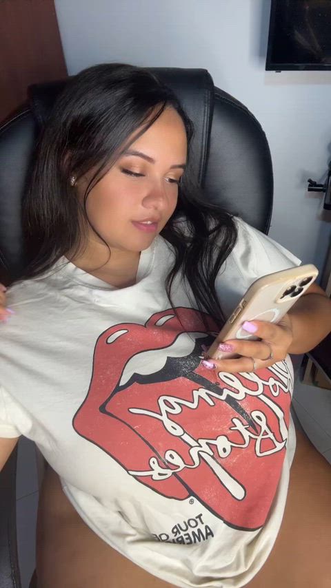 Looking cute but also having this spicy smile