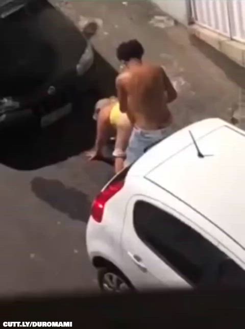 Amateur Exhibitionist Interracial Public Trashy Trashy Boners r/CaughtPublic Porn GIF by duromami