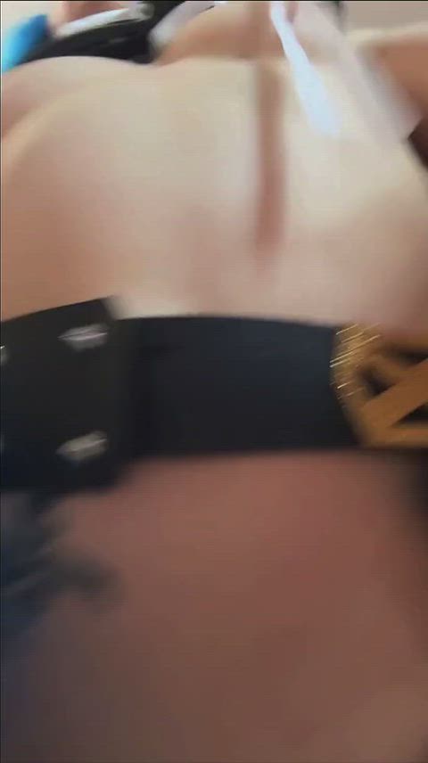 Amateur Ass Babe Big Tits Blonde Cute Lingerie POV Pornstar Riding Porn GIF by dev1lwave