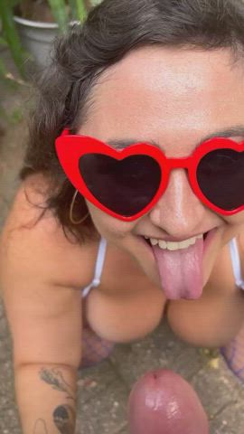 Amateur Boobs Chubby Cum Cum On Tits Cumshot Facial Outdoor Real Couple Porn GIF by duromami