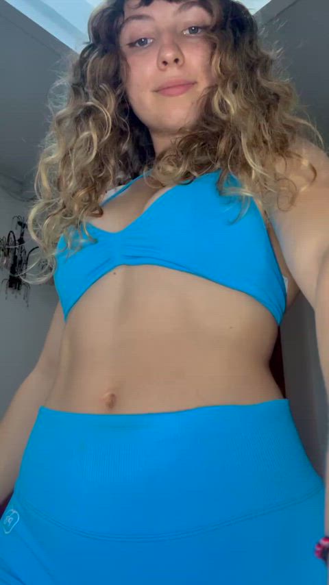 Gym bubble booty ready for action hehe