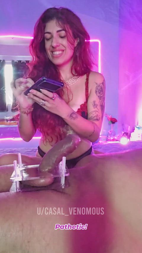 [Domme] This is the ultimate game controller. It's got two squeezed buttons, and one useless stick...