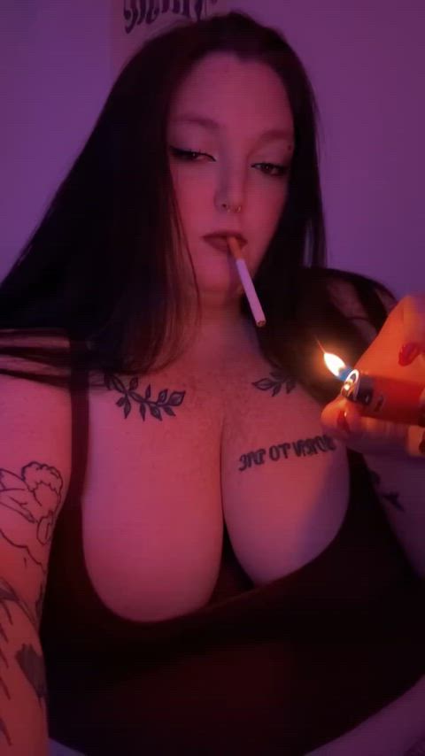 Can i smoke and act silly while i play with your cock ?