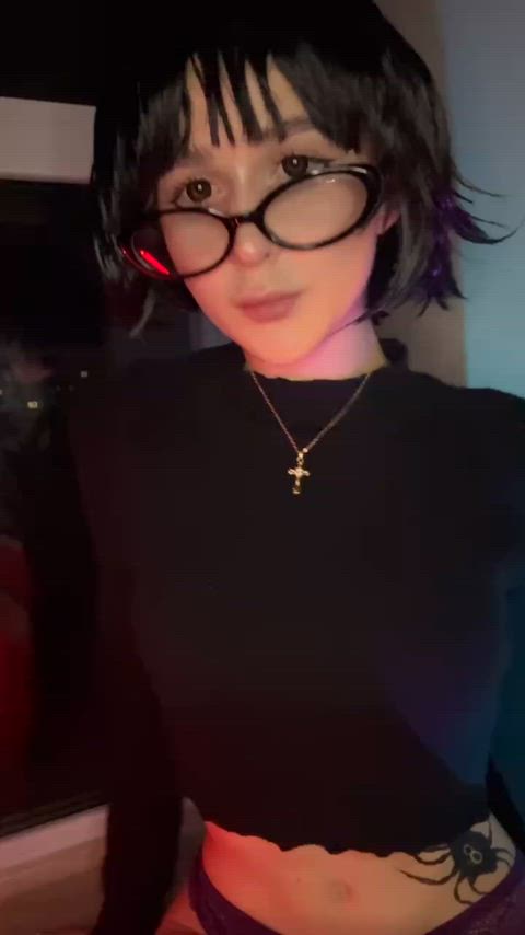 18 Years Old Brunette Cute Homemade Hottie NSFW OnlyFans Teen Teens TikTok Porn GIF by mystpetal