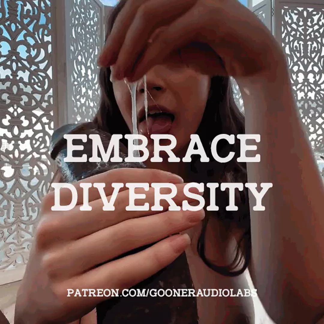 Teen (18+) · Ebony · Blowjob · Interracial