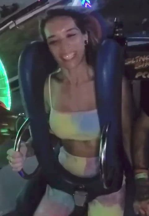 Amateur Big Tits Boobs Exposed Fake Tits Flashing Outdoor Public Tits r/ExposedToStrangers Porn GIF by populardick