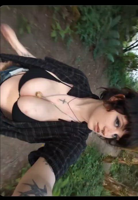 nature trail in my bikini :)