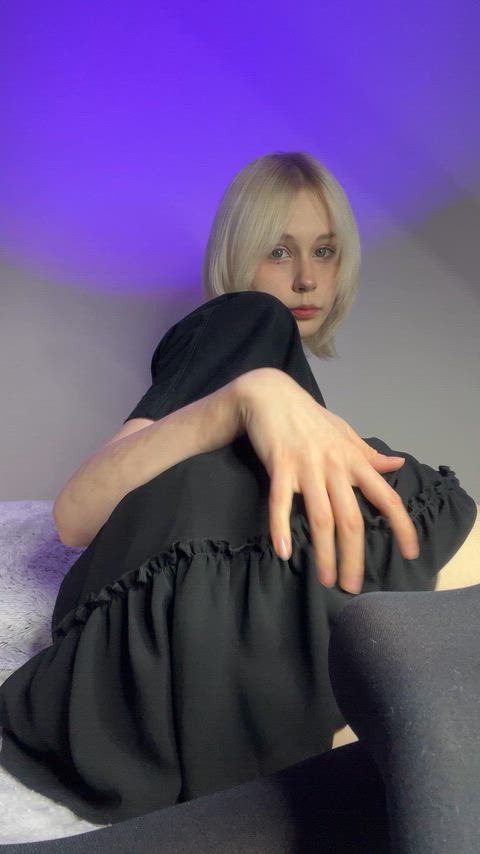 Do you like the view under my skirt?