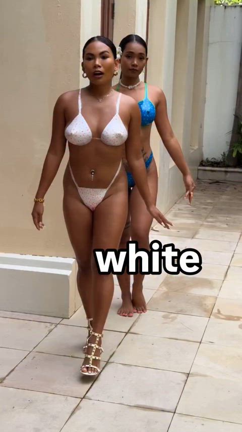 White or blue?