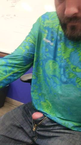 Ill whip it out anywhere, even at my desk working!!!