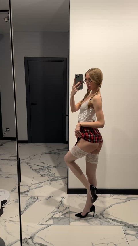 Heels High Heels School Schoolgirl Porn GIF by remetskomna
