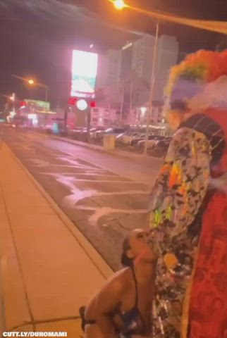 Domination Ebony Exposed Piss Pissing Public Porn GIF by duromami
