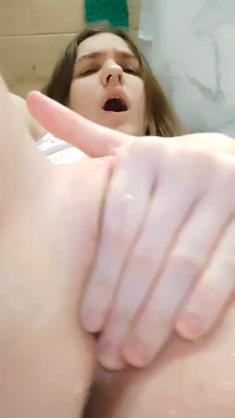 First time I squirted on camera and it went all over my phone