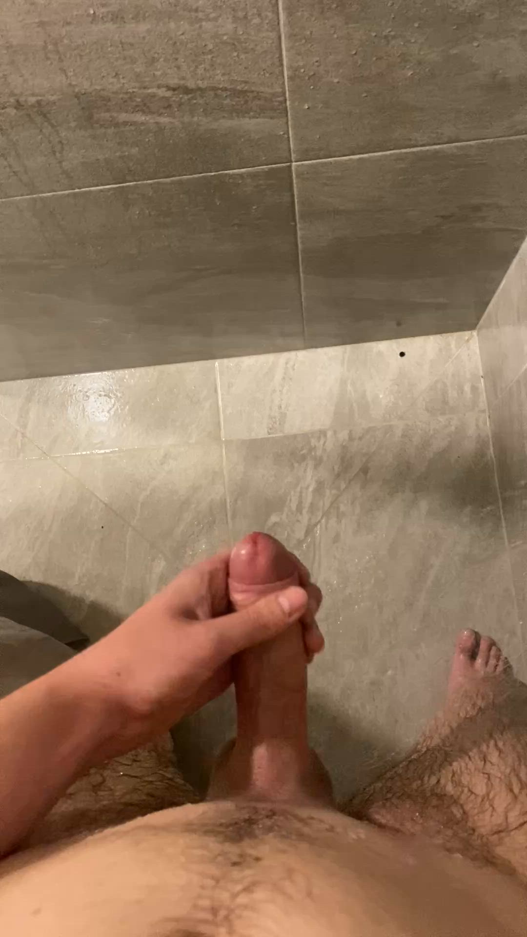 I always stroke one out in the shower