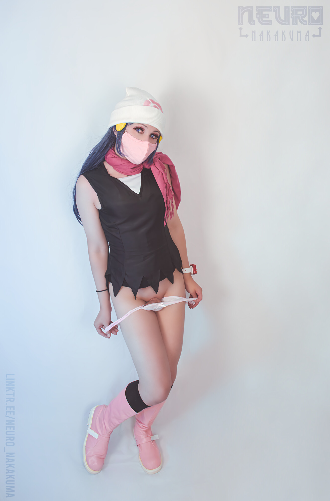 Lingerie anime boots cosplay