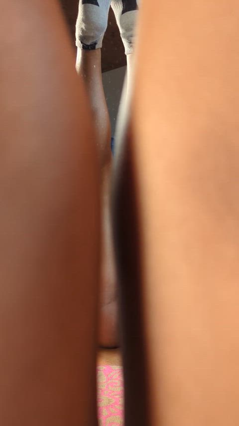 I hope you like the sight of my panties between my lips