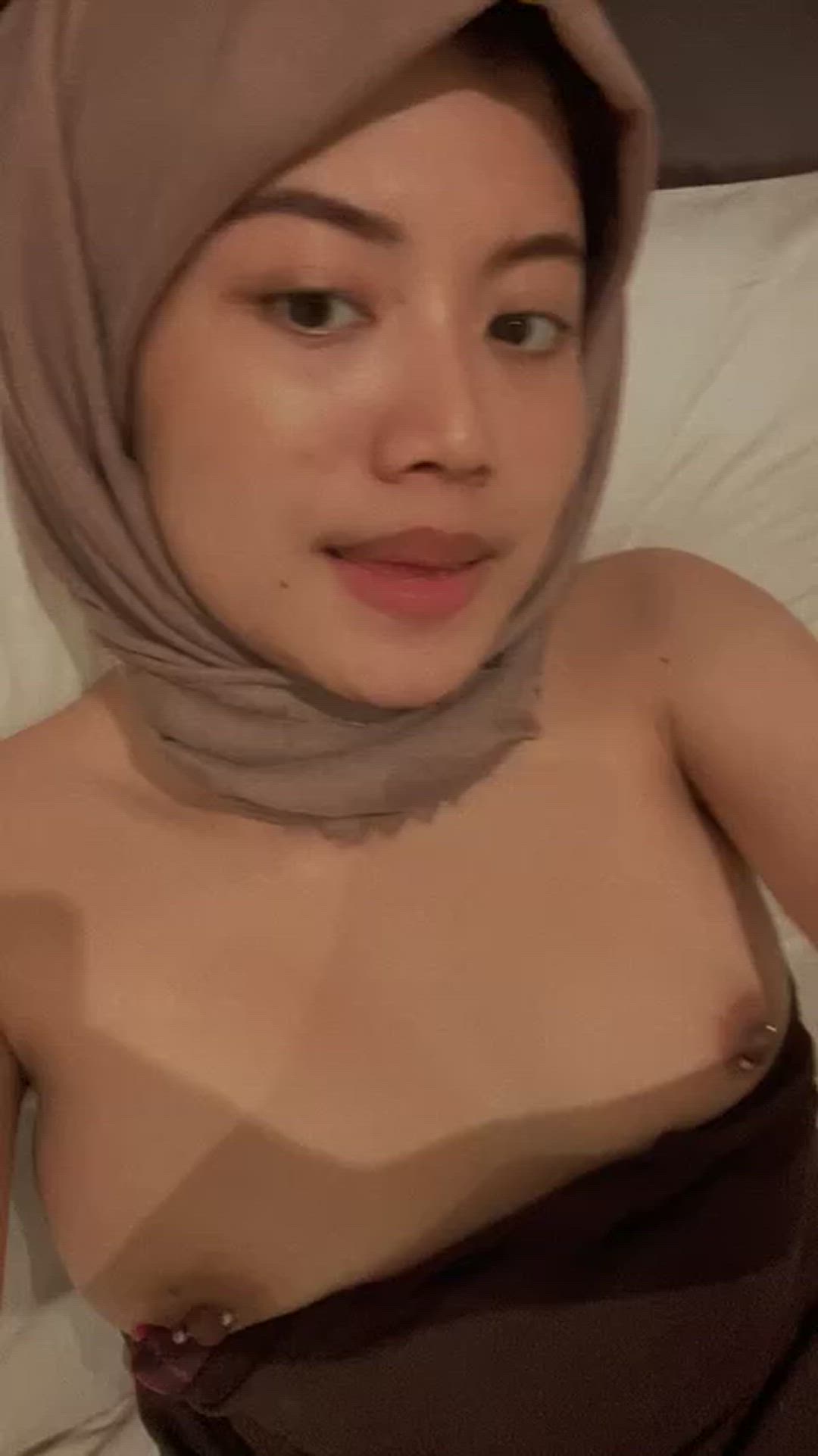 Amateur, Asian, Cum, Cumshot, Hijab, Homemade