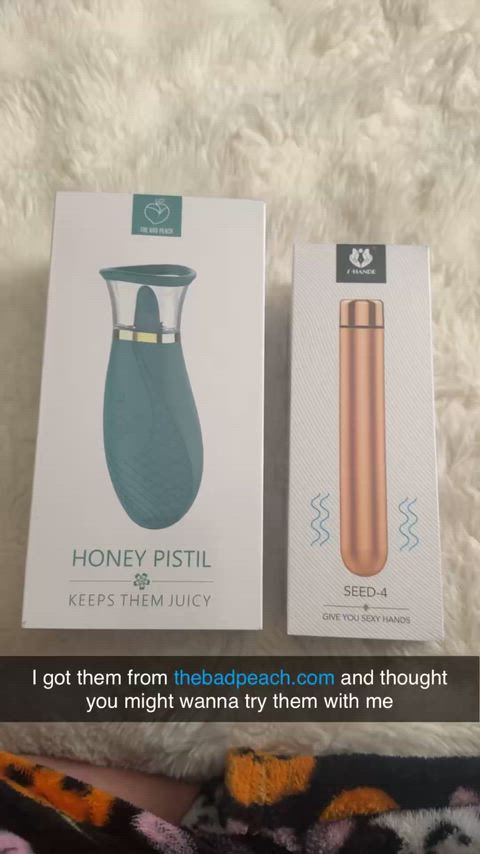 New toys convince my step bro to fuck me again