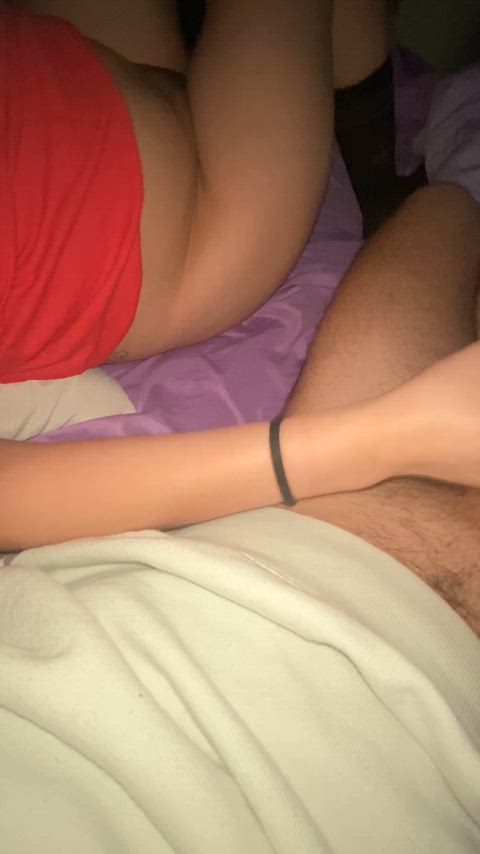 Watching a movie with my friend.. ended up with a handjob.