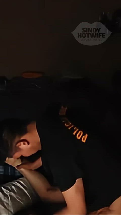 My wife has a police officer as her lover. Last night they had sex on the sofa in the bedroom...
