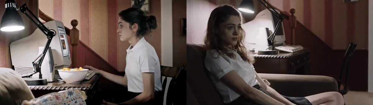 Natalia Dyer fingering her wet cunt
