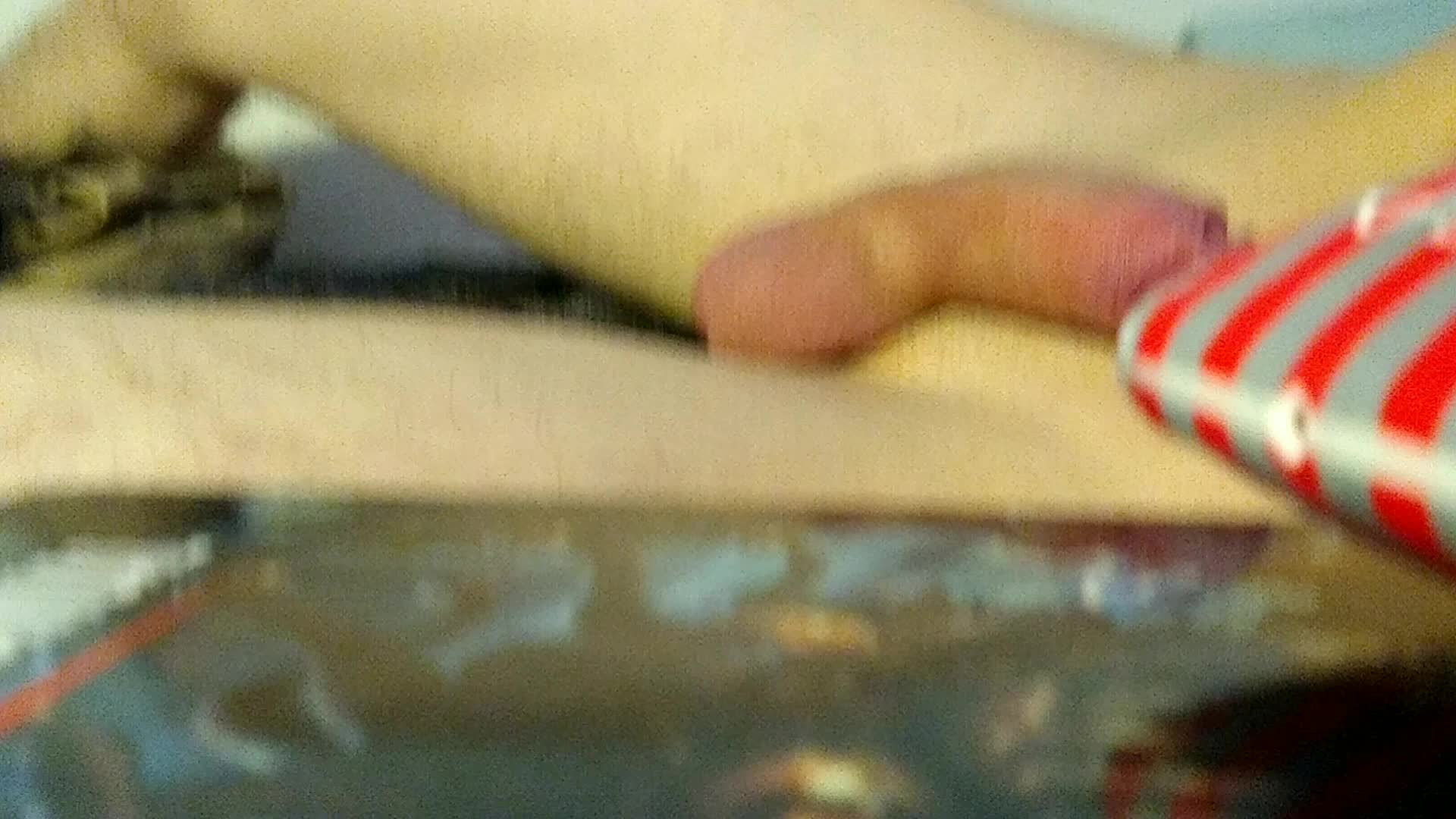 Having fun with my first toy
