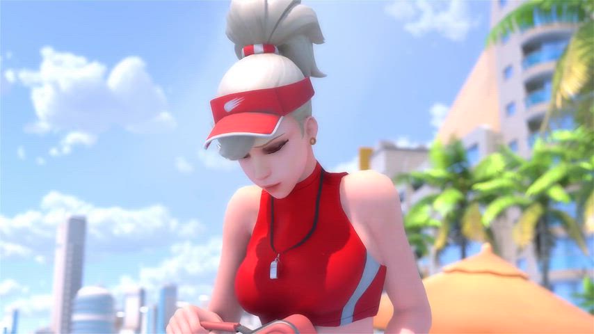 Life guard Mercy's emergency ball draining (Rwt4184)